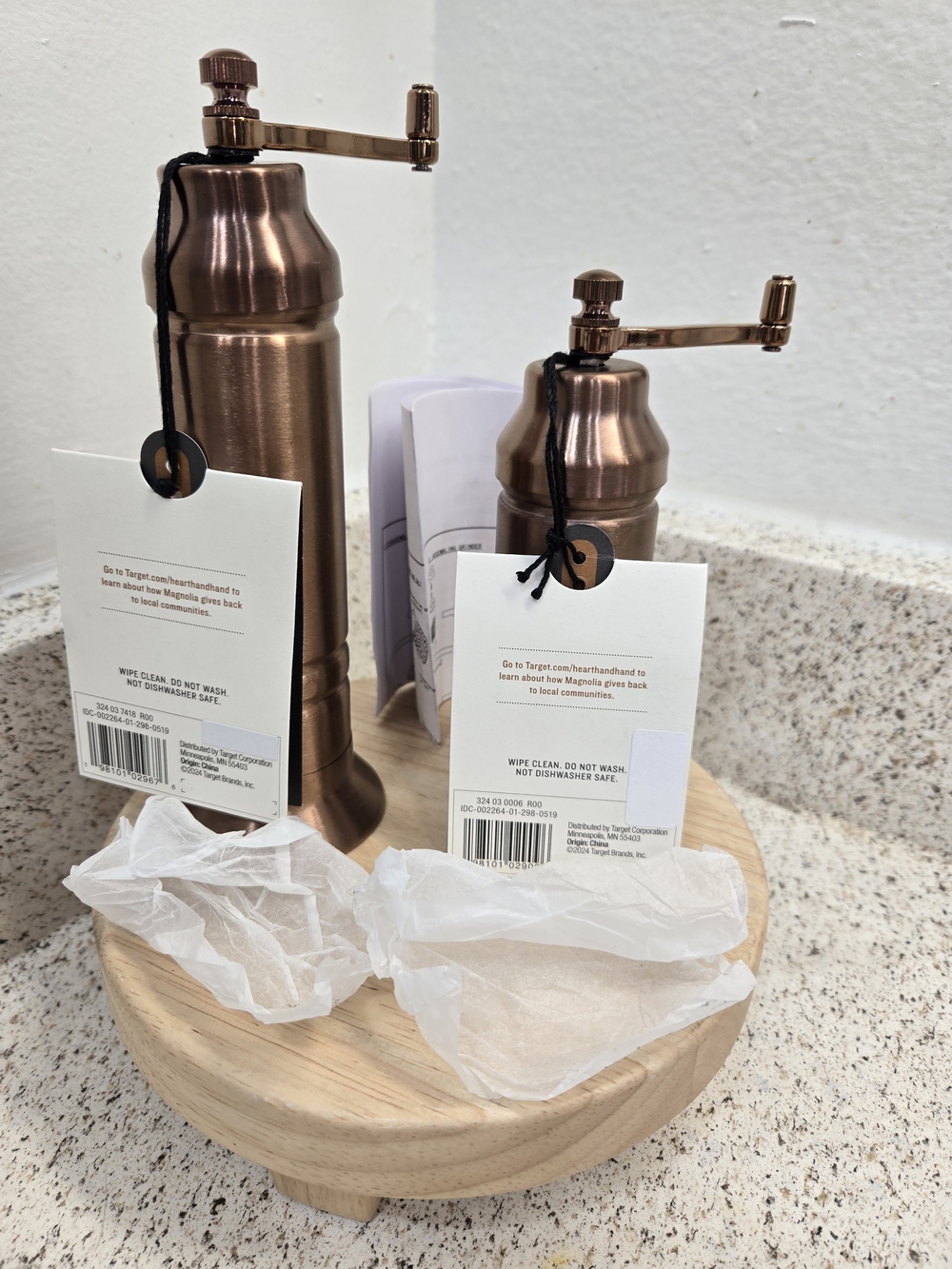 Hearth & Hand with Magnolia from Target the new copper salt and pepper grinder - Picture 4 of 9